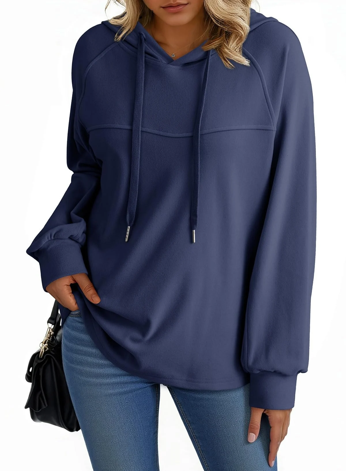 Seam Detail Pullover Hoodie